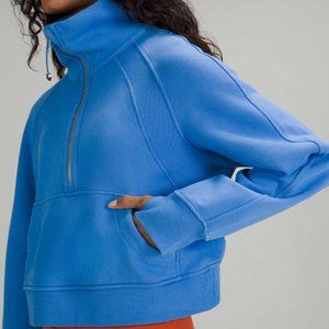 Lululemon Scuba Funnel Neck Half Zip 'Blue Nile'